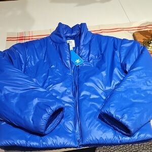 Adidas  Vibrant Blue Puffer Jacket